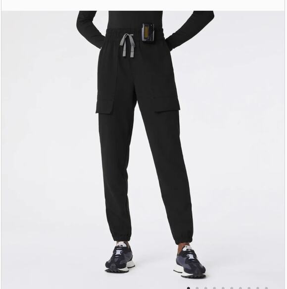 Figs Pants - Figs sierra jogger scrub pants black